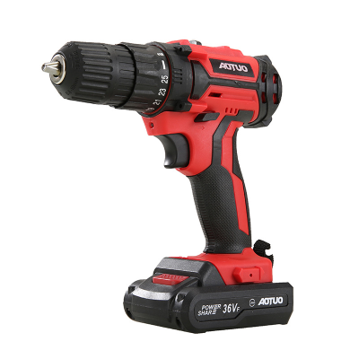 36V Cordless Hammer Drill Set Electric Impact Driver Screwdriver 2 battery+charger