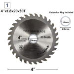 100PC Circular Saw Blade Tungsten Carbide Saw Blade for Wood 4" 30T TCT Blade