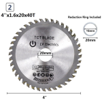 100PC Circular Saw Blade Tungsten Carbide Saw Blade for Wood 4" 30T TCT Blade