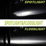 50W 4200LM Flashlight Torch LED Work Light for Emergencies for Ryobi 18V Battery