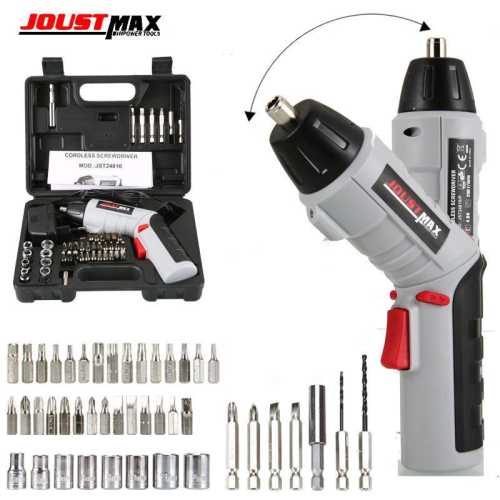 45PCS Electric Screwdriver 4.2V 1500mAh Cordless Screwdriver Drill Set
