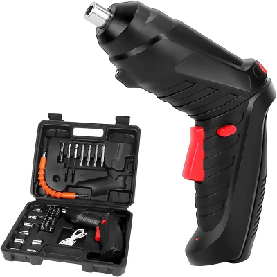 45PCS Electric Screwdriver Rechargeable Kit Cordless Drill Drill Driver Bits Set