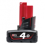 Milwaukee M12B4 12V 4.0Ah Li-Ion RedLithium Battery
