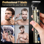 Small LCD Screen Display Professional Men Cordless Hair Clippers Beard Trimmer C