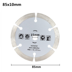 5Pcs 85mm Circular Saw Blade HSS TCT Mini Saw Blade 15 mm Bore Saw Cut Wood