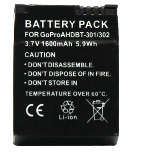 AHDBT-301 Battery GoPro HD Hero 3 AHDBT-201 AHDBT-302 GOPRO3