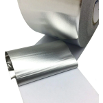 2PC ALUMINIUM FOIL TAPE ROLLS 48MM X 50M HEAT INSULATION DUCT SELF ADHESIVE