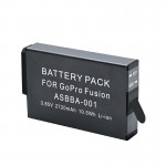 For Gopro ASBBA-001 2720mah Battery Fusion VR 360-Degree Batteries Action