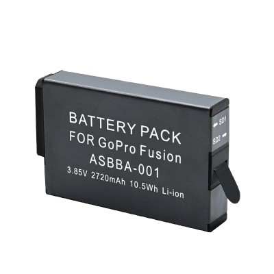 For Gopro ASBBA-001 2720mah Battery Fusion VR 360-Degree Batteries Action