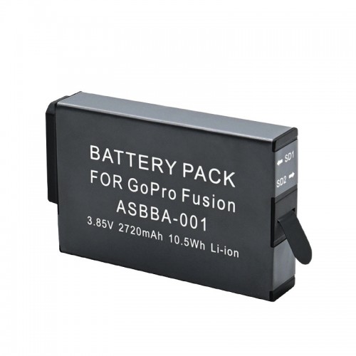 For Gopro ASBBA-001 2720mah Battery Fusion VR 360-Degree Batteries Action