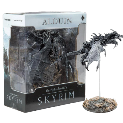 McFarlane Toy Elder Scrolls V: Skyrim Alduin Deluxe Box Action Figure Free Shipping