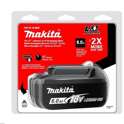 Makita 18V 6.0Ah Li-Ion LXT Battery BL1860 6AH New Star Battery