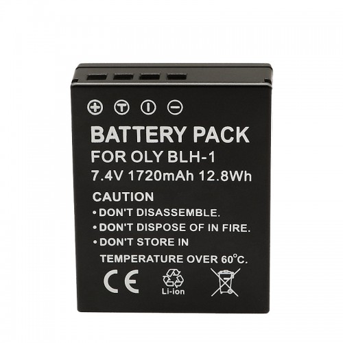 BLH-1  Battery for Olympus OM-D E-M1 Mark II, E-M1 Mark III, E-M1X BLH-1  Battery for Olympus OM-D E-M1 Mark II, E-M1 Mark III, E-M1X