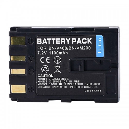 Battery  for JVC BN-V408 BN-V408U BN-V408US BN-V416 BN-V416U BN-V416US