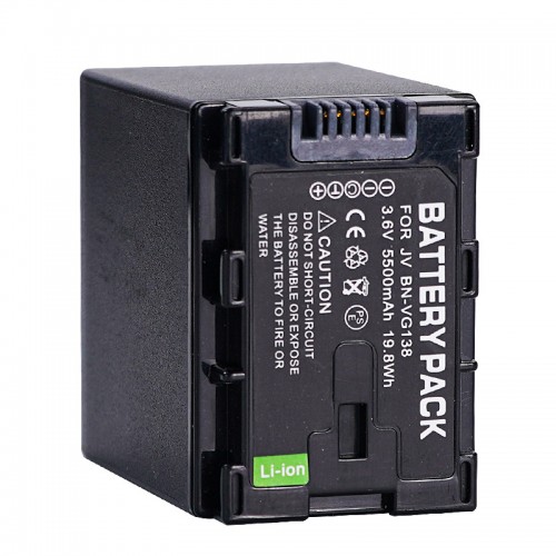 BN-VG138 Battery for JVC GZ-HD510 HM30 HM50 HM650 MS210 E10 E208 EX250 EX515 GX1
