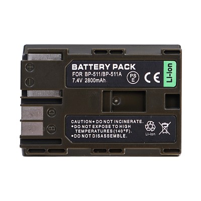 BP-511 BP-511A  BP-535 Battery for Canon EOS 5D MK 1 10D 20D 30D 40D 50D D60 D30 300D