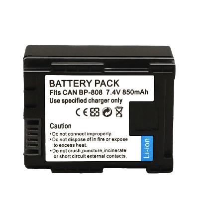 BP-808 BP-809 Battery for Canon FS10 FS11 FS20 FS21 FS22 FS30 FS31 FS100 FS200