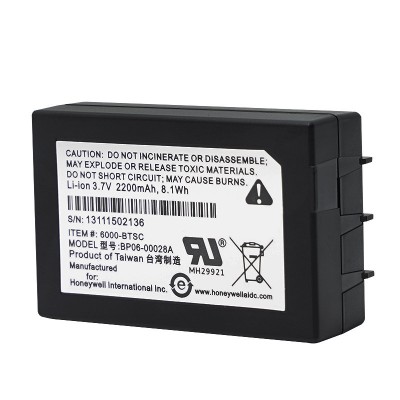 Battery for Honeywell Dolphin 6100 Dolphin 6110 Dolphin 6500 6000-BTSC 2200mAh