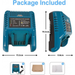 Li-ion Battery Charger BAT614 Compatible with Bosch 14.4V 18V 36V Tool