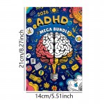 2026 Size A5 ADHD Planner 7-in-1 Mega Bundle for Focus & Mental Wellness