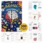 2026 Size A5 ADHD Planner 7-in-1 Mega Bundle for Focus & Mental Wellness