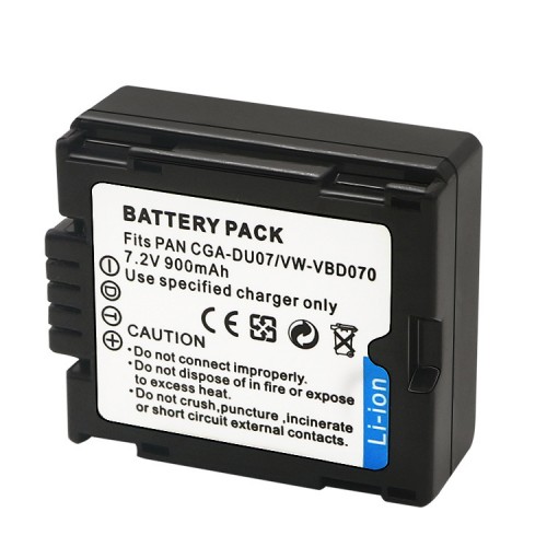 CGA-DU07 CGR-DU06 Battery for Panasonic NV-GS10 GS27 GS50 GS180 / SDR-H200 H280