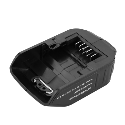 Battery Adapter Converter Dual USB Ports  For Dewalt 18V to 20V Li-ion Power Tool