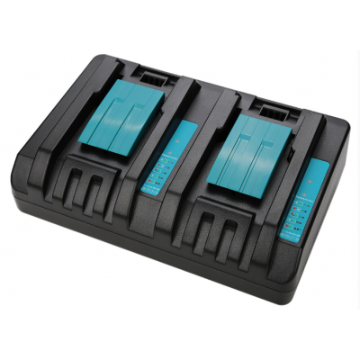 For Makita DC18RD 240V 18V LXT LI-ION Twin Port Rapid Battery Charger Dual Port