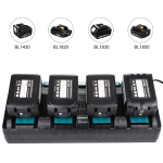 For Makita DC18SF RCT 14.4V-18V LXT Li-ion 4 Port Fast Battery Charger BL1415 BL1860