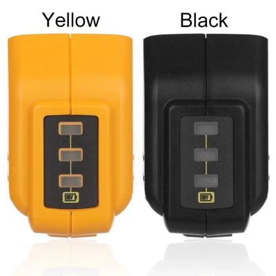 Converter USB Phone Charger Li-ion Battery Adapter 12V/20V For Dewalt DCB090