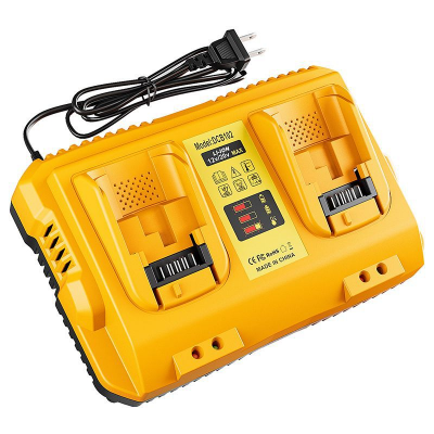Twin Dual Charger DCB102 For Dewalt 2USB Ports Li-Ion 10.8/18/20v Site Plug