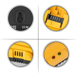 Twin Dual Charger DCB102 For Dewalt 2USB Ports Li-Ion 10.8/18/20v Site Plug