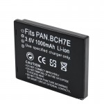 Battery  For Panasonic DMW-BCH7E BCH7 Lumix DMC-FT10 TS10 FP1 FP2 FP3