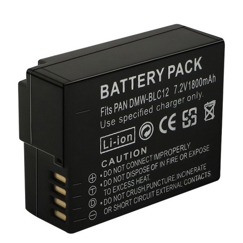 DMW-BLC12 Battery 1800mAh for Panasonic Lumix GX8 G7 G6 G5 G80 G90