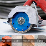 100pc Porcelain Tile Turbo Thin Diamond Dry Fast Cutting Blade/Disc 115