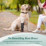 Drop Foot Brace with Reel(No Knuckling Boot Brace) for Dog Corrective Dog Shoes