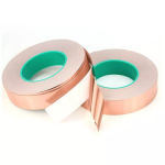 100PC 10mm*0.05mm  25M  Double-Side Adhesive Copper Slug Tape Snail Barrier conductive Repellent Guitar EMI