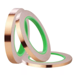 100PC 10mm*0.05mm  25M  Double-Side Adhesive Copper Slug Tape Snail Barrier conductive Repellent Guitar EMI