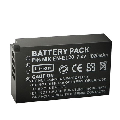 EN-EL20 EN-EL20a Battery for Nikon 1 Series J1 J2 J3 S1 AW1 / Coolpix A P950 P1000 P1100
