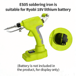 75W Cordless Soldering Iron for Ryobi 18V Battery Digital Soldering Gun Home DIY
