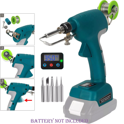 75W Cordless Electric Soldering Iron Gun For Makita 18V Lithium Battery Home DIY