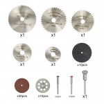 60x Cutting Wheel Set for Dremel Rotary Tool HSS Circular Saw Blade Diamond Disc