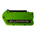 6Ah Li-ion Battery for Greenworks G-MAX 40V 29462 29472 20302 21332 26272 22262