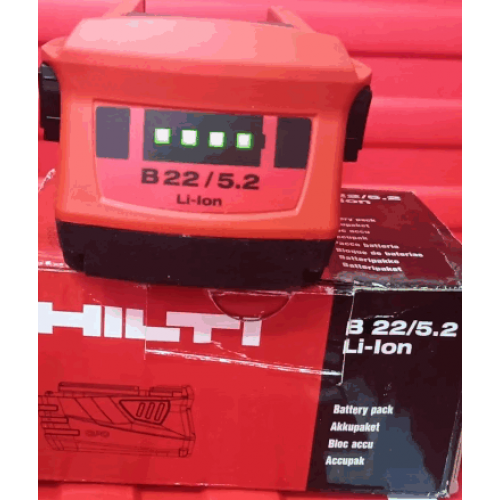 GENUINE Hilti B22 21.6V 5.2Ah li-ion battery