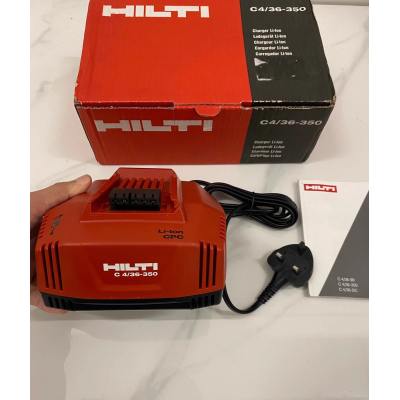 GENUINE Brand new Hilti Fast Charger C 4/36-350 for Lithium Ion Battery  220 volt