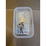 2026 1 oz Silver Rectangular Lunar Year of the Horse Coin AU Bullion NEW 2026 1 oz Silver Rectangular Lunar Year of the Horse Coin AU Bullion NEW