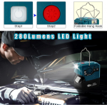 200W Portable Power Inverter for Makita 18V Battery Outdoor Generator Converter 200W Portable Power Inverter for Makita 18V Battery Outdoor Generator Converter