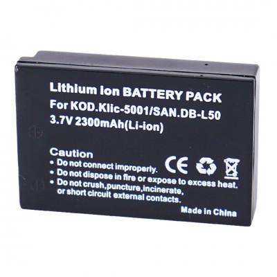 KLIC-5001 Battery for Kodak DX6490 DX7440 DX7590 DX7630 P712 P850 P880 Z730 Z760