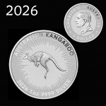 NEW 1 Ounce Solid Silver Red Kangaroo Bullion Investment Coin 2026 NEW 1 Ounce Solid Silver Red Kangaroo Bullion Investment Coin 2026