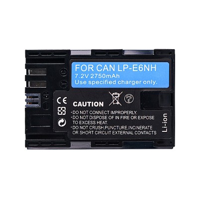 LP-E6NH For Canon R5 R6 R7 5D4 6D2 90D 80D 70D 60D EOS 7D Mark II